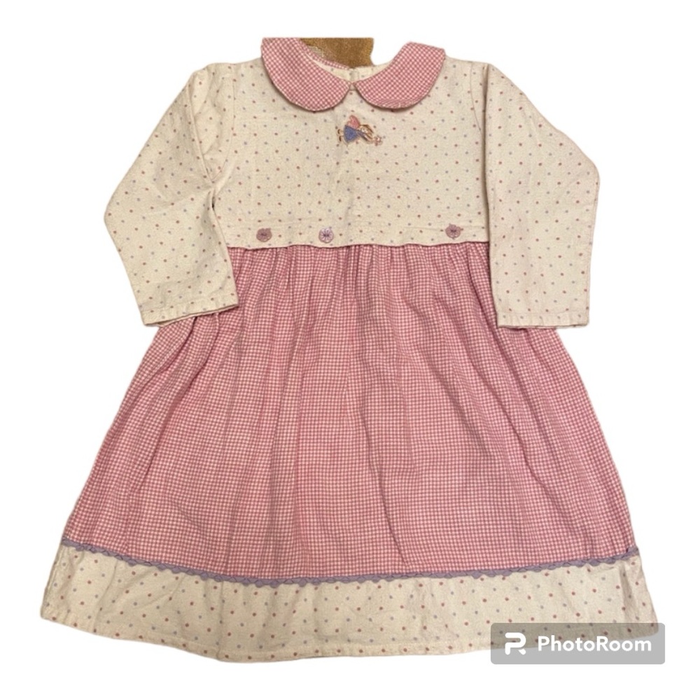 Sweet Potatoes brushed cotton dress